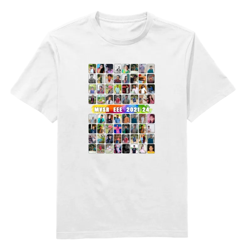 Rectangular Model Round Neck T-Shirt