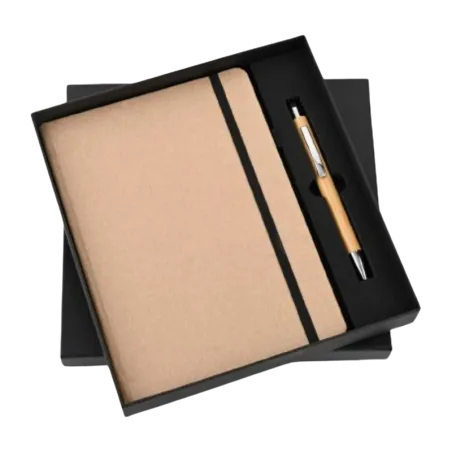Eco Elastic Pen And Diary