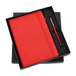 Red Elastic Pen & Diary