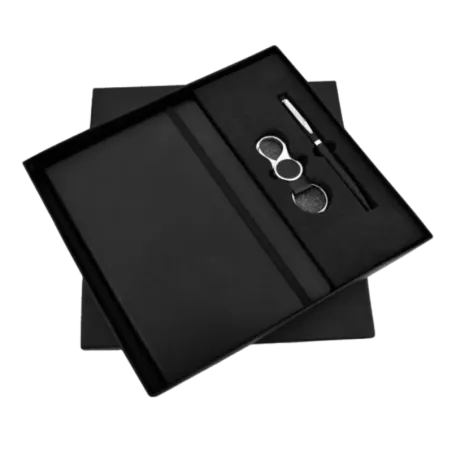Elastic 3 in1 Pen, Diary And Keychain