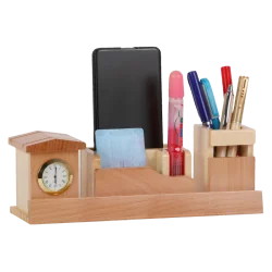 Timeless Wooden Desk Organizer
