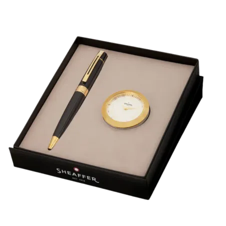 Sheaffer Table Clock & Pen Set