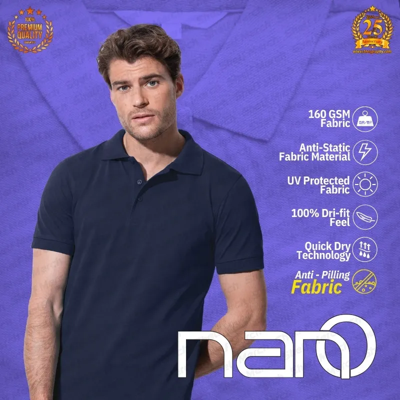 Customized Nano Polo T-Shirt