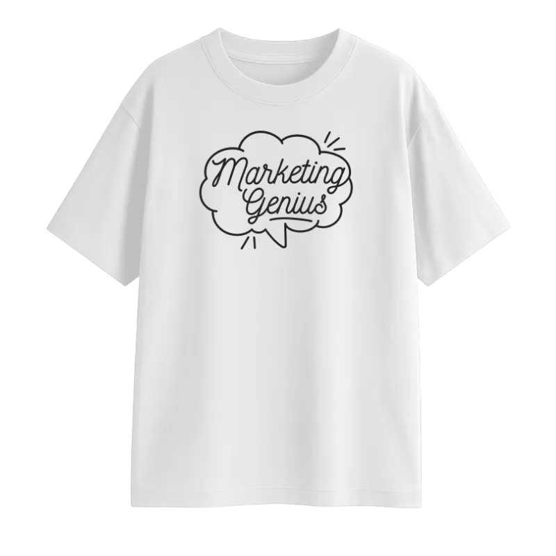 Marketing Genius Oversized T-Shirt