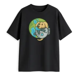 Space Dog Oversized T-Shirt