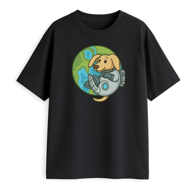 Space Dog Oversized T-Shirt