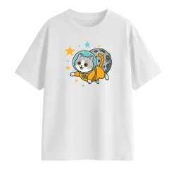 Space Cat Oversized T-Shirt