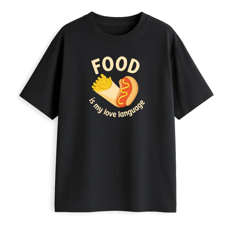 Food Is My Love Language Oversized T-Shirt