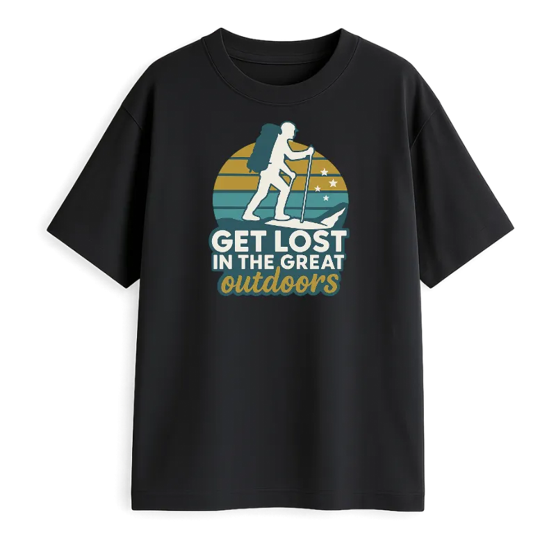 Get Lost In The Great Outdoors Oversized T-Shirt