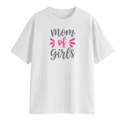 Mom Of Girls Oversized T-Shirt