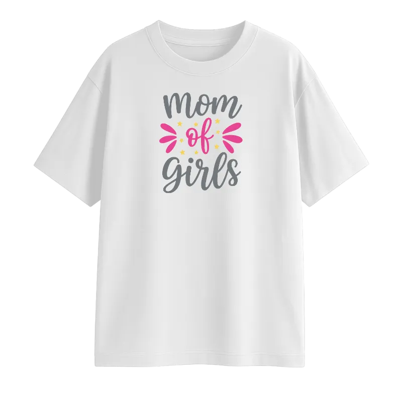 Mom Of Girls Oversized T-Shirt