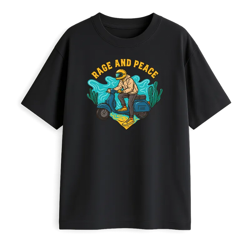 Rage And Peace Oversized T-Shirt