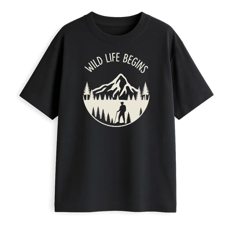 Wild Life Begins Oversized T-Shirt