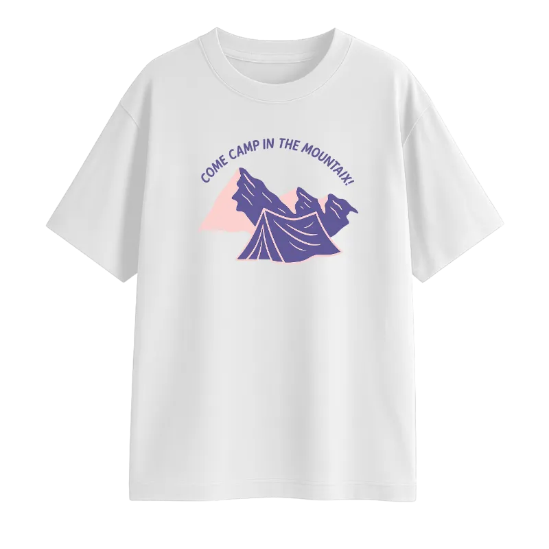 Come Camp In The Mountaix! Oversized T-Shirt