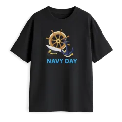 Navy Day Oversized T-Shirt
