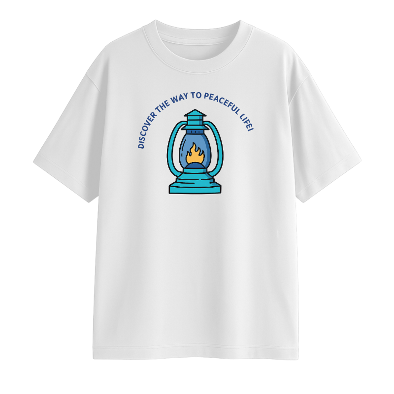 Discover The Way To Peaceful Life Oversized T-Shirt! Oversized T-Shirt