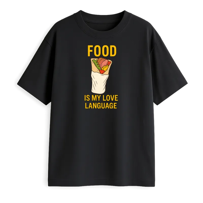 Food Is My Love Language Oversized T-Shirt