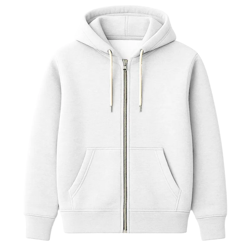 Customized JB Fluffy Zipper Hoodie