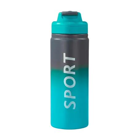 Vacuum Hot & Cold Sports Sipper Bottle (Blue)