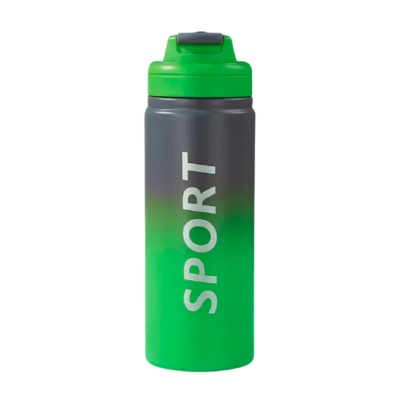 Vacuum Hot & Cold  Sports Sipper Bottle (Green)
