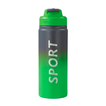 Vacuum Hot & Cold Sports Sipper Bottle (Green)