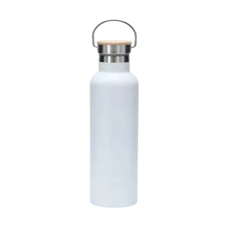 DeskMate Steel Bottle (White)