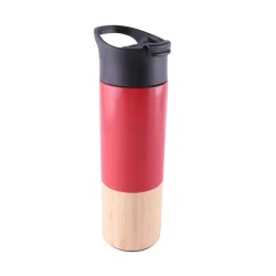 Bottom Bamboo Bottle (Red)