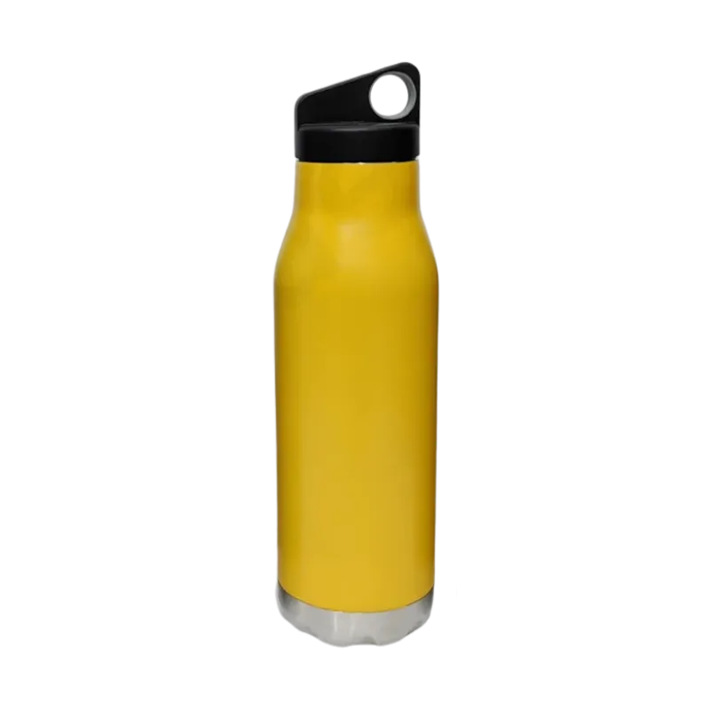 Double Wall Sports Water Bottle (Yellow)