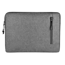 Leather Laptop Sleeve (Gray)