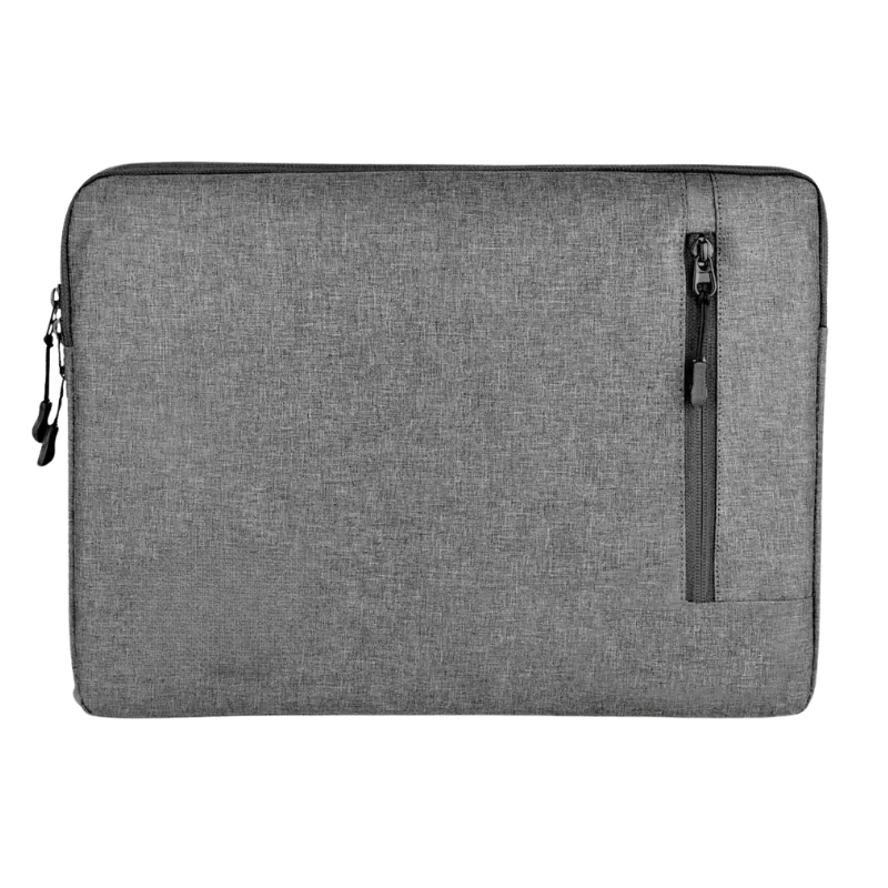Leather Laptop Sleeve (Gray)