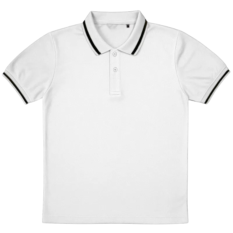 Customized Tuck Polo T-shirt (Black Tipping)