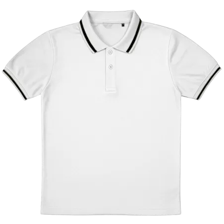 Customized Tuck Polo T-shirt (Black Tipping)