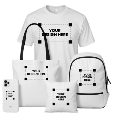 Start to print custom merchandise illustration