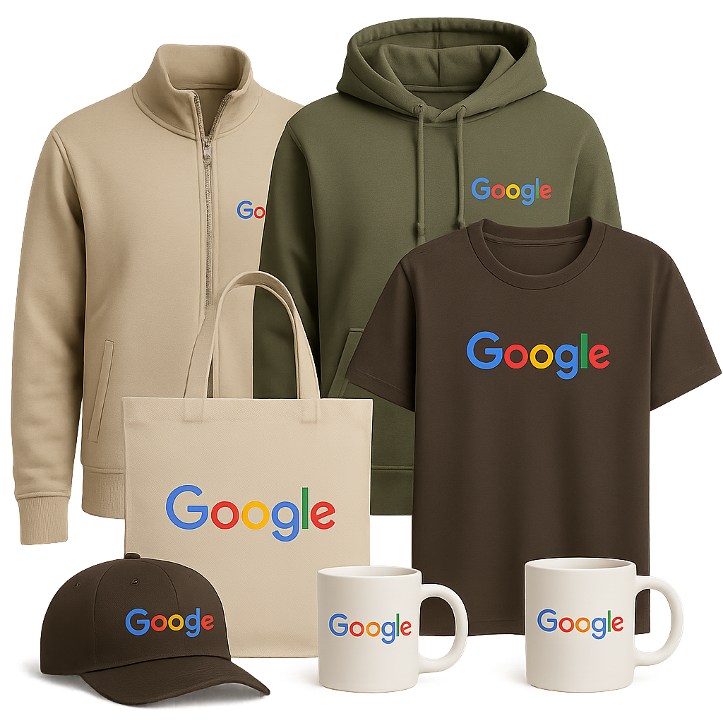 corporate Gifting 1. A collection of clothing items featuring a hoodie, a hat, and a mug arranged together on a flat surface. 2. A flat lay of a hoodie, a hat, and a mug, showcasing a casual clothing ensemble and accessories. 3. A hoodie, a hat, and a mug displayed together, representing a cozy and casual outfit theme.