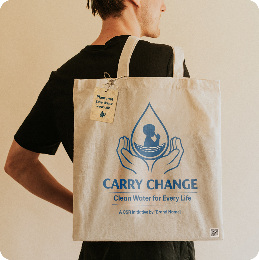 ChangeBag tote — Clean Water cause