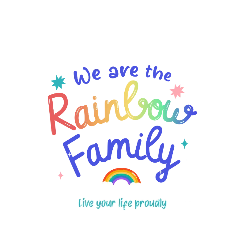 We Are The Rainbow Family Tote Bag