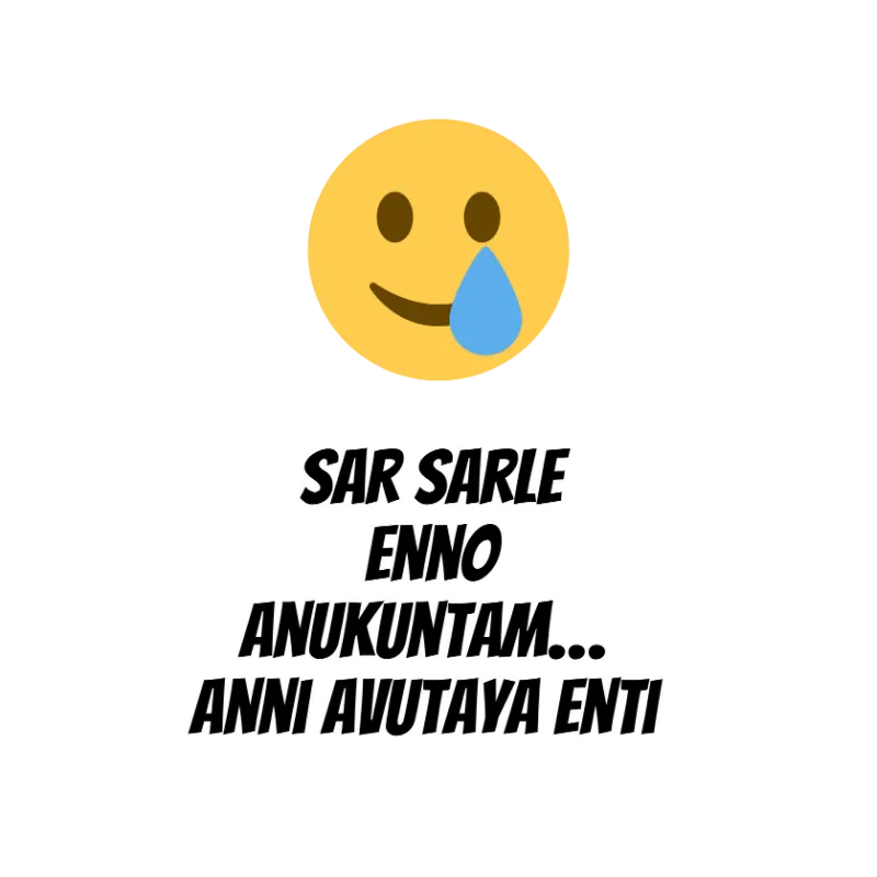 Sar Sarle Enno Anukuntam Anni Avutaya Enti Tote Bag