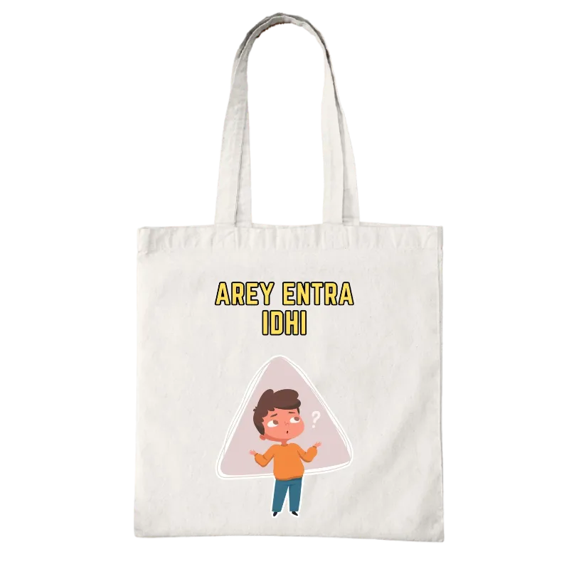 Arey Enti Ra Idhi Tote Bag