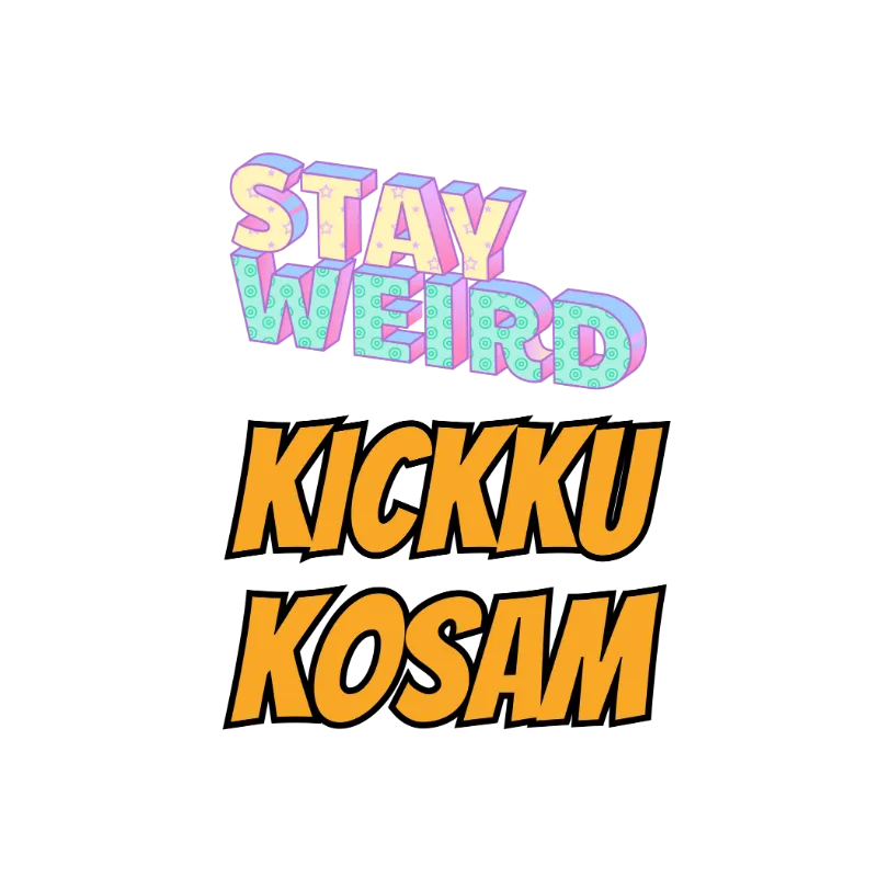 Stay Weird Kickku Kosam Tote Bag