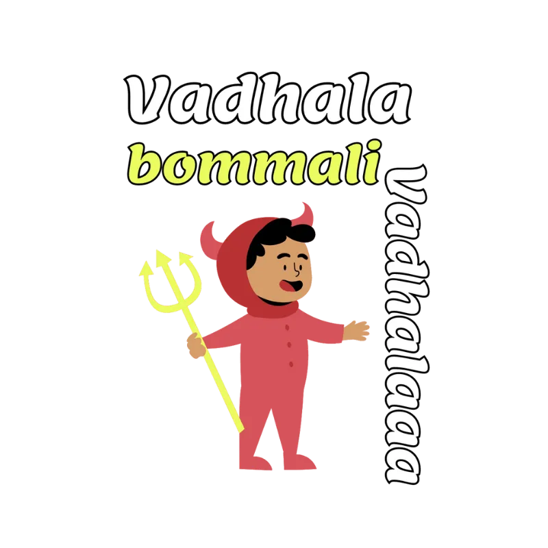 Vadhala Bommali Vadhalaa Tote Bag