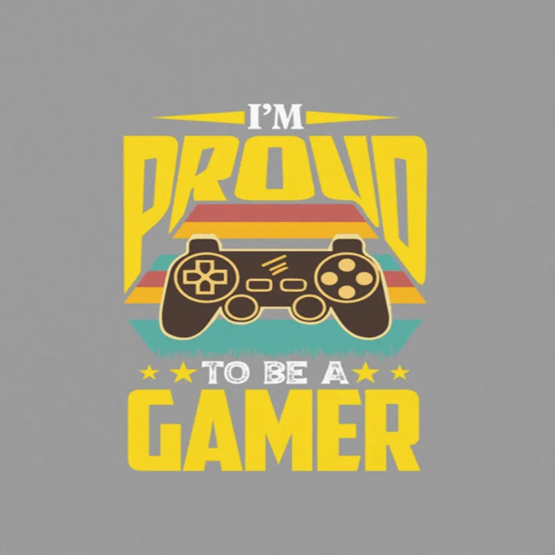 Proud To Be A Gamer A4 StickZing