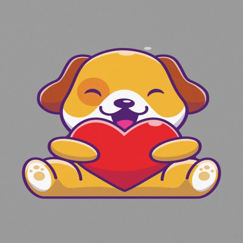 Dog Love A4 StickZing