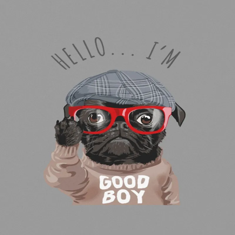 Hello I'm Good Boy A4 StickZing