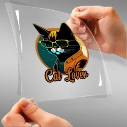 Cat Lover A4 StickZing