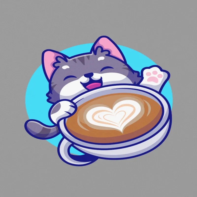 Heart Coffe A4 StickZing