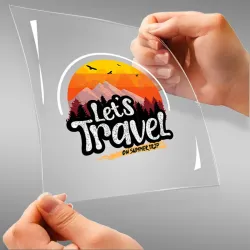 Let's TravelOn Summer Trip A4 StickZing