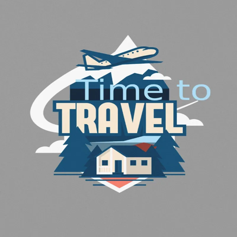 Time To Travel A4 StickZing