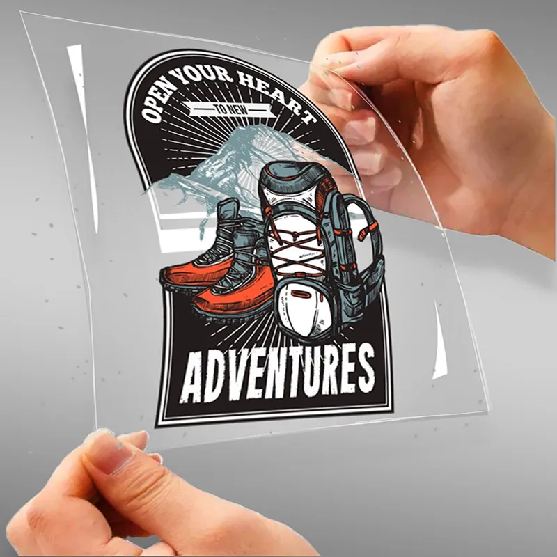 Open Your Heart To New Adventure A4 StickZing