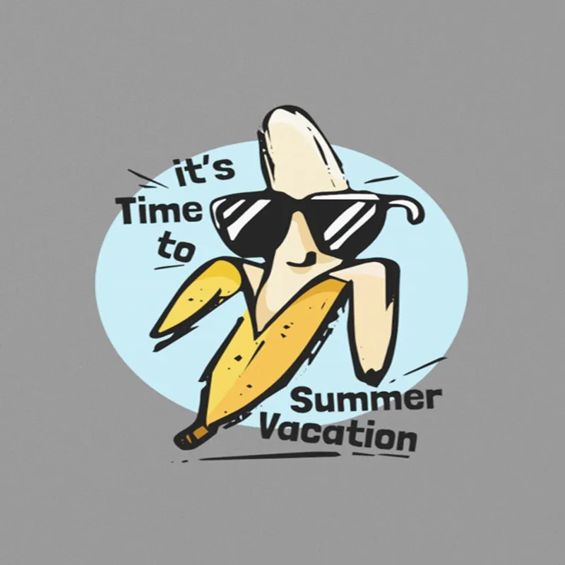 It's Time To Summer Vacation A4 StickZing