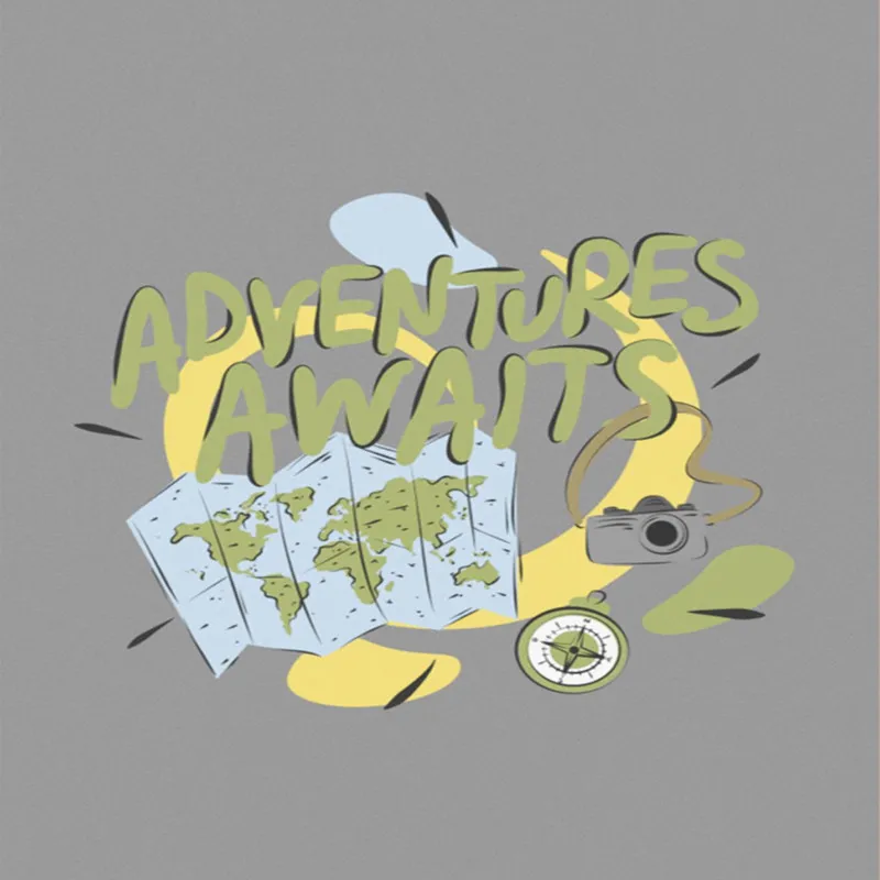 Adventures Awaits A4 StickZing